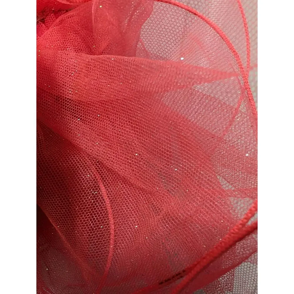Weissman Showtime Sequin Dance Costume Vibrant Pink Sequin Spandex Tutu Sz. SC